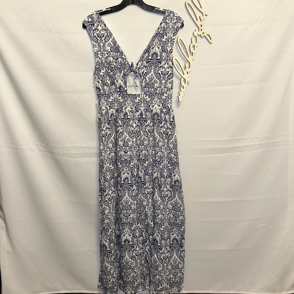 HYACINTH HOUSE
Navy Scroll Print Toula Dress - Picture 6 of 11